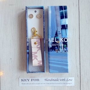 Matching key fob and earring